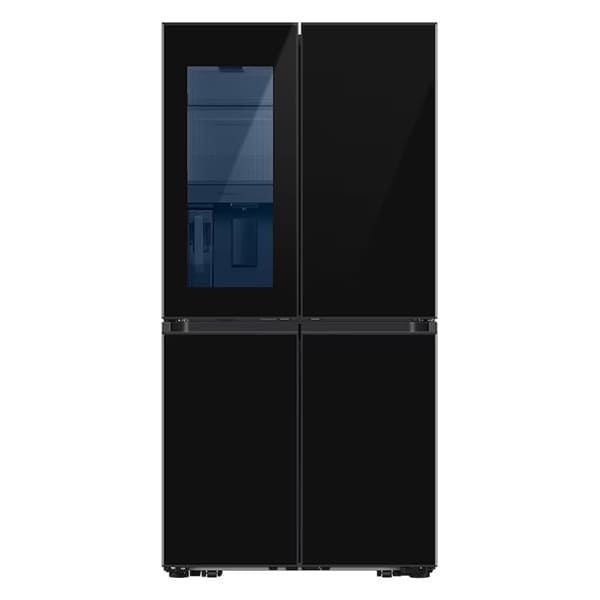 Хладилник side by side от черно стъкло Samsung RF65DB970E22EO - преден панел