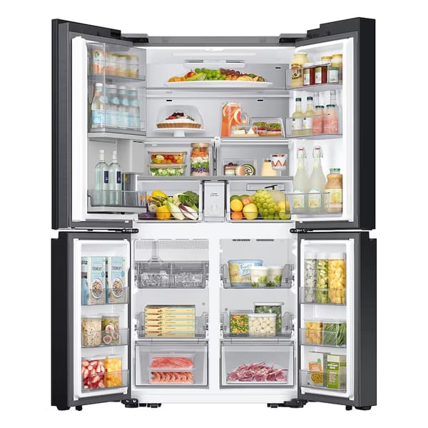 Хладилник side by side Samsung RF65DB970E22EO - вътрешен обем и рафтове
