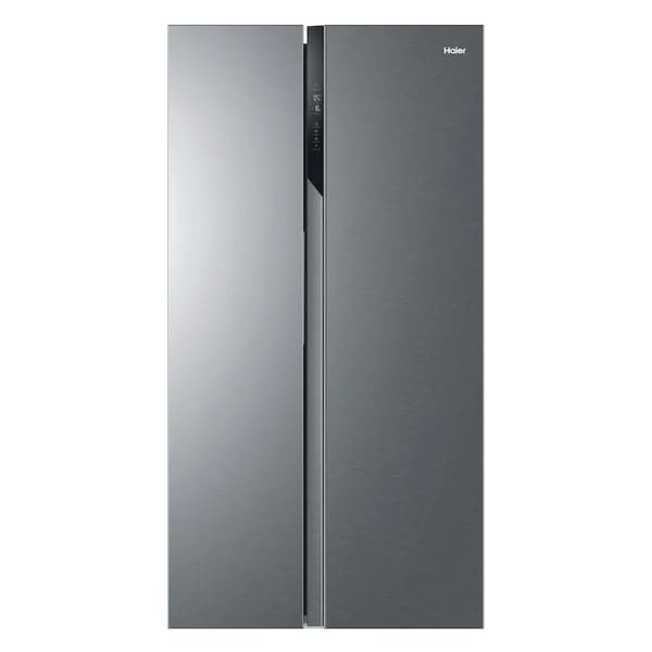 Хладилник side by side Haier HSR3918ENPG - изчистен преден панел и дръжка