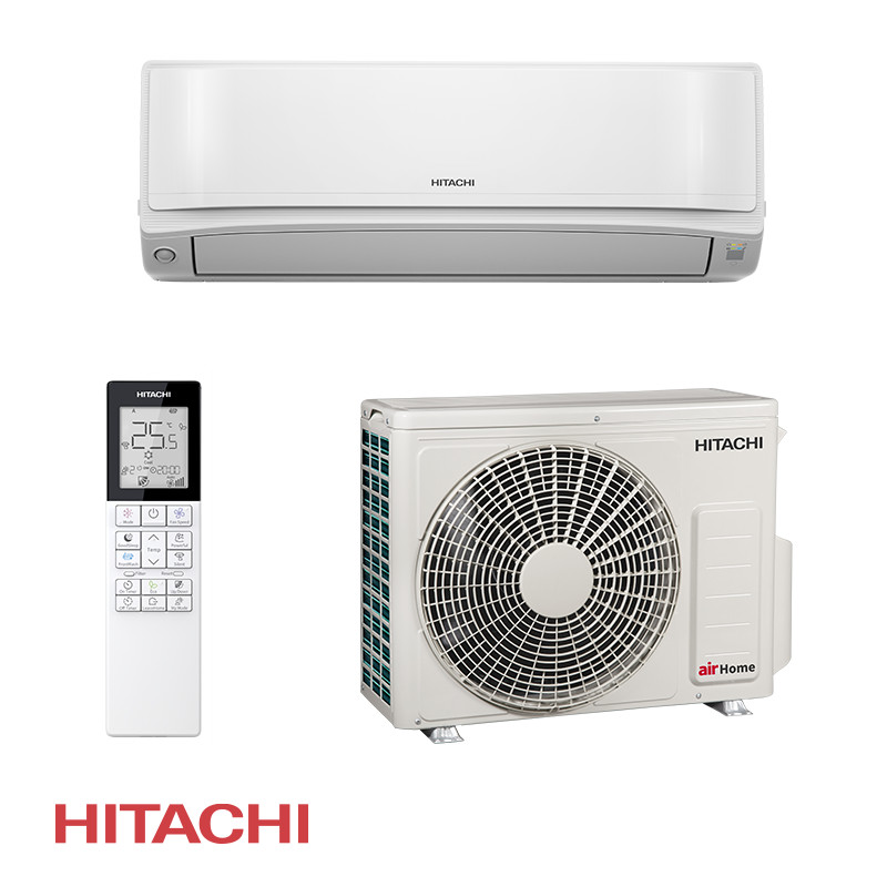 Hitachi AirHome 600 RAK-VJ25PHAE е надежден и тих инверторен климатик за спалня с Wi-Fi управление
