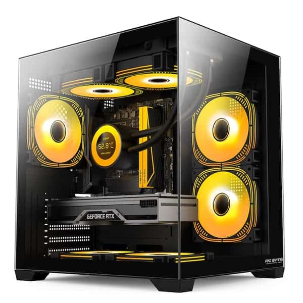 Настолен компютър Ambra Black Intel Core I512400 до 4.4Ghz, 32GB RAM DDR4, 1TB SSD, видеокарта RTX 3050 8GB, GDDR6, Wi-Fi 6, Windows 11 Home
