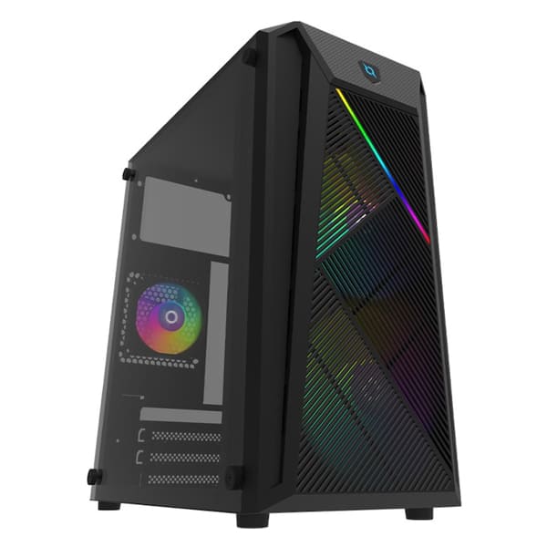 Настолен компютър AMD Ryzen 5 4500 до 4.1 Ghz, 16 GB DDR4 RAM, 1 TB ултрабърз NVME SSD, specialна геймърска видеокарта Nvidia GeForce RTX 5060 8 GB GDDR7, RGB геймърска кутия