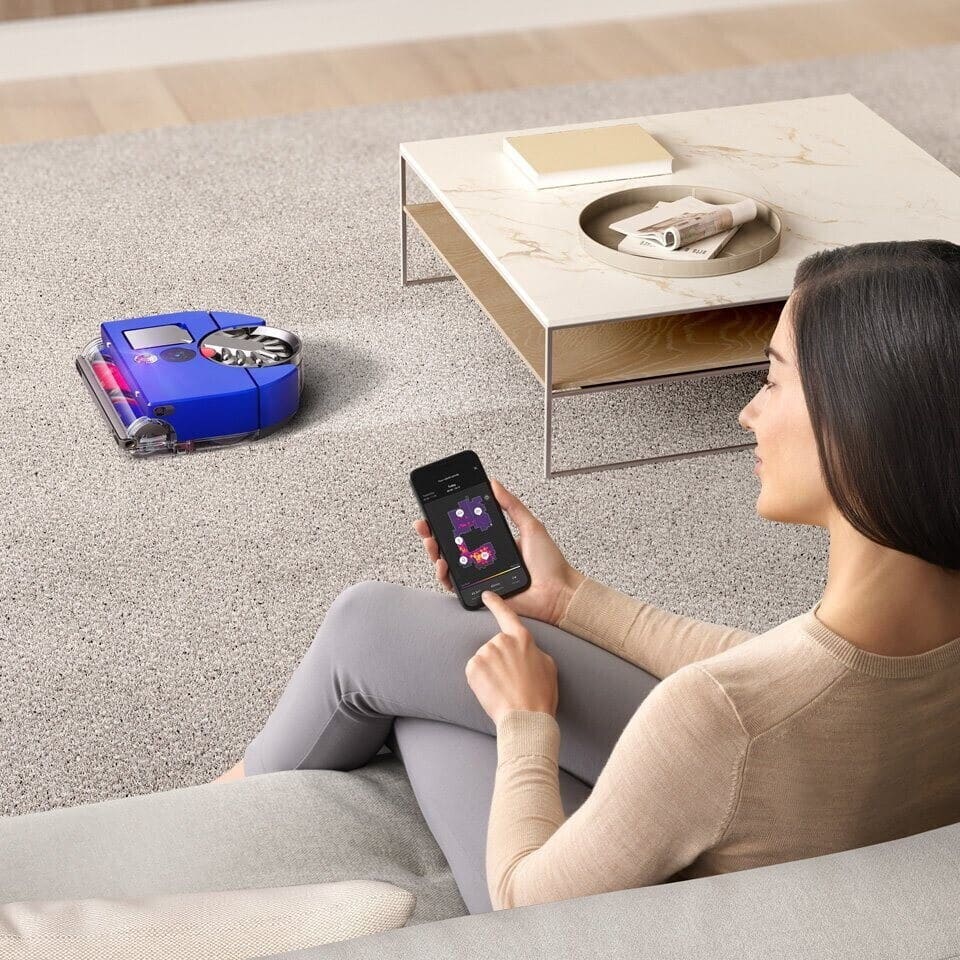 Dyson 360 Vis Nav робот за кучешки косми